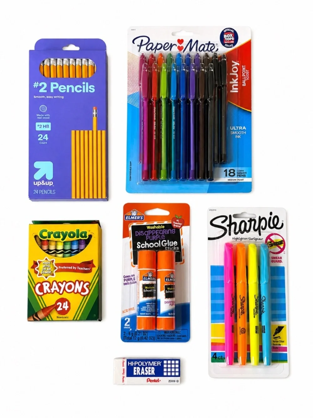 97-Piece Back to School Supply Bundle – Crayola, Paper Mate, Sharpie, Elmer’s